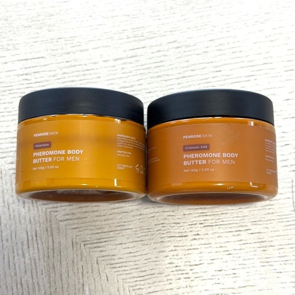2 Pack Penrose Skin Pheromone Body Butter Men Visionaire Crimson 540 5oz